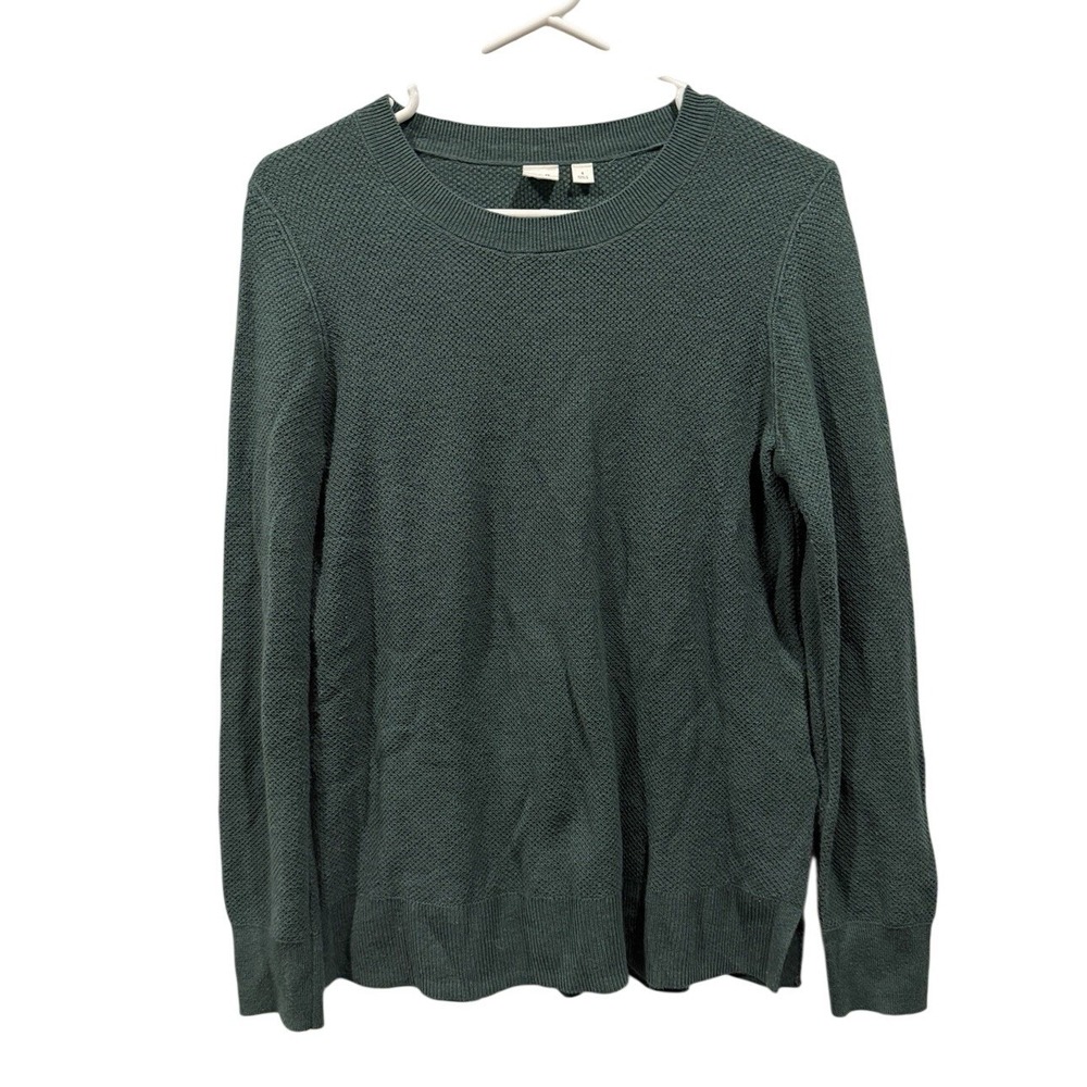 GAP Men's Waffle Long‎ Sleeve Thermal Shirt Size Small Soft Green Stretch